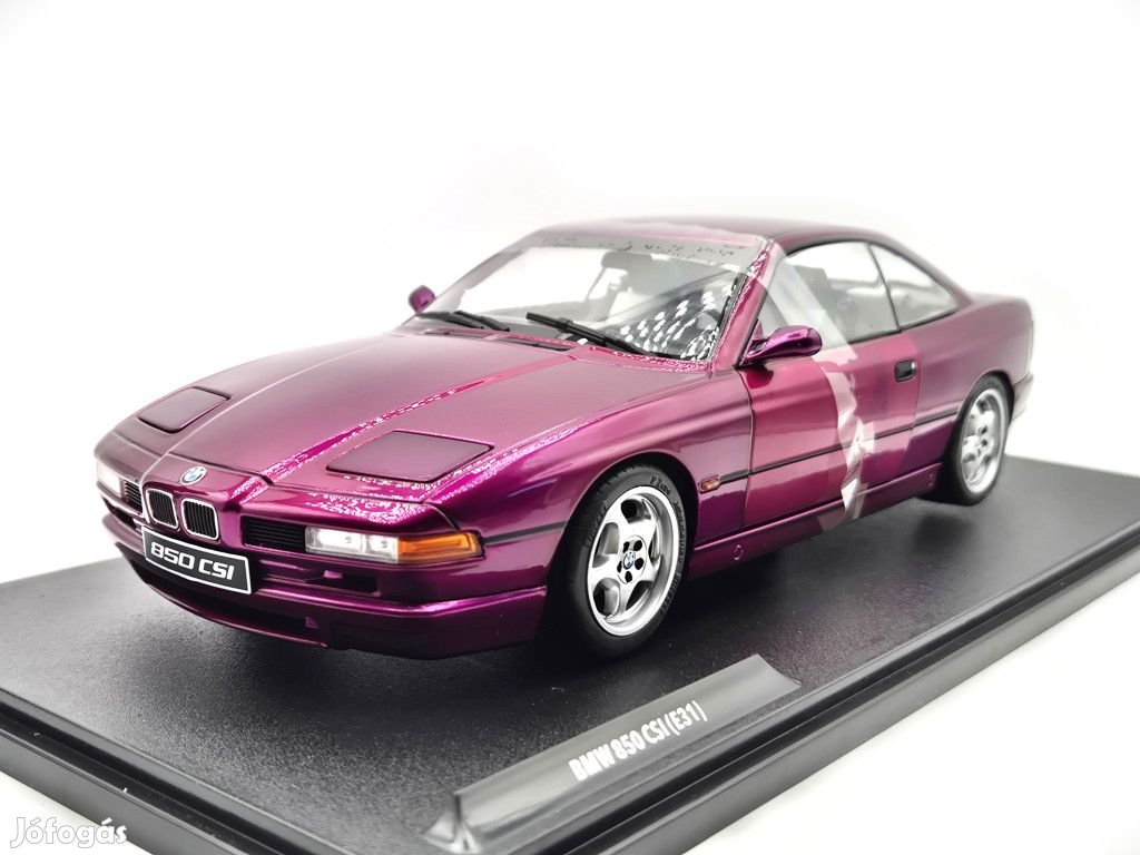BMW E31 850 CSi (1992) - lila -  Solido - 1:18