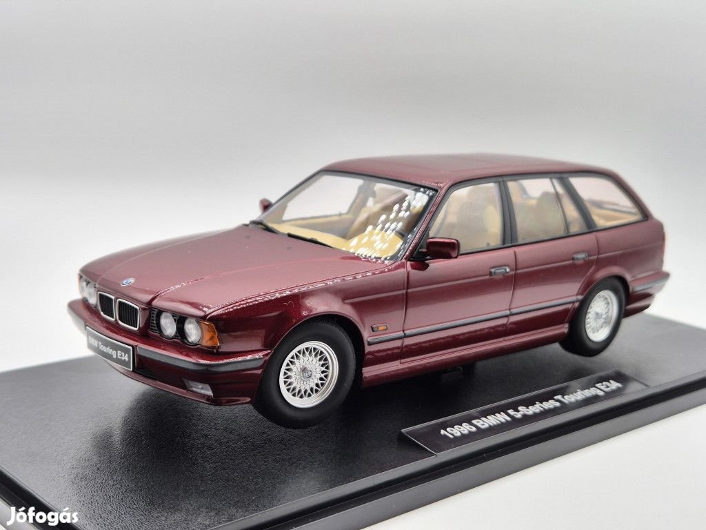 BMW E34 Touring (1996) - bordó -  Triple9 - 1:18