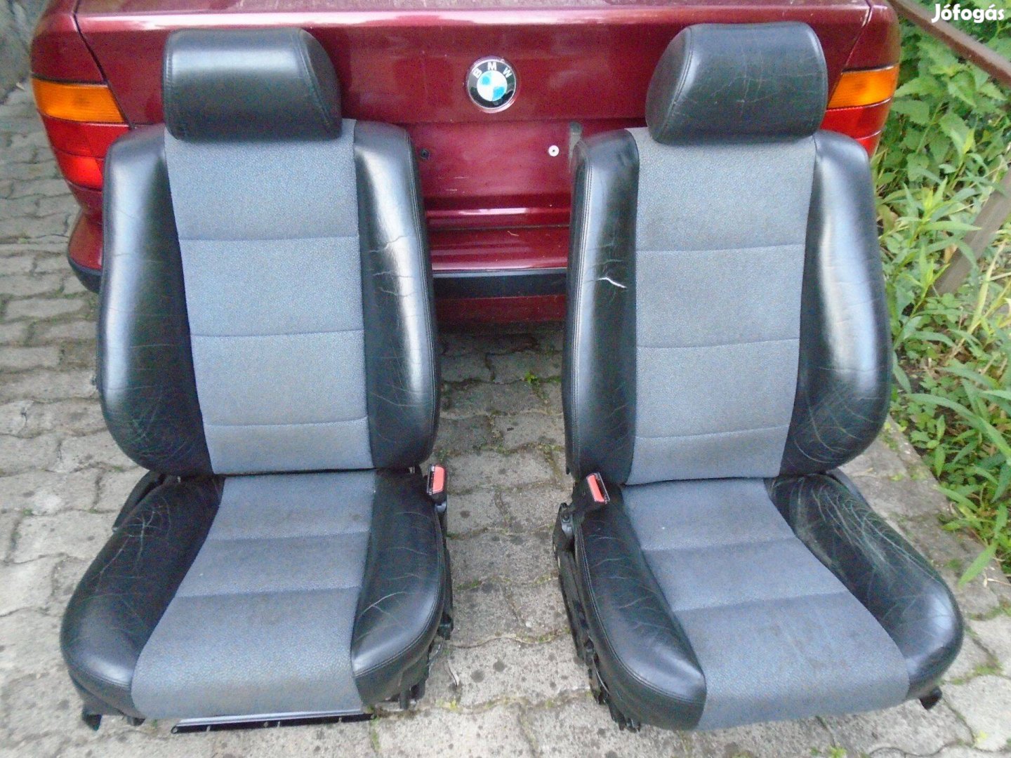 BMW E34 félbőr első ülés
