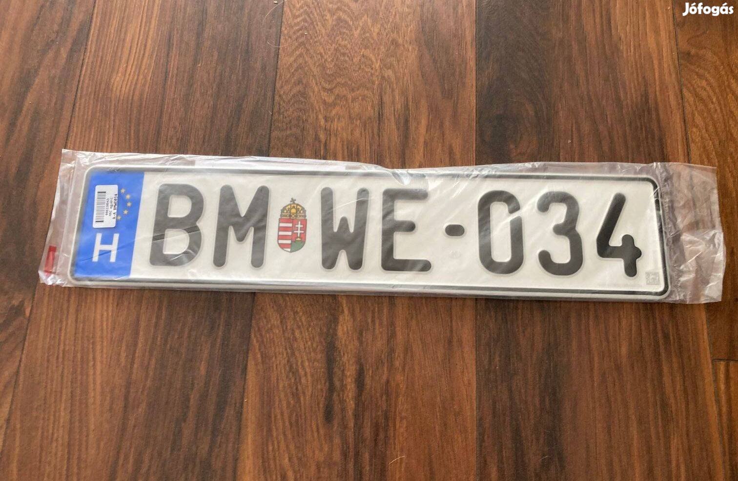 BMW E34 rendszám