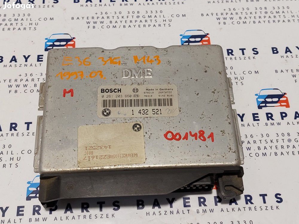 BMW E36 316i M43 ECU computer motorvezérlő