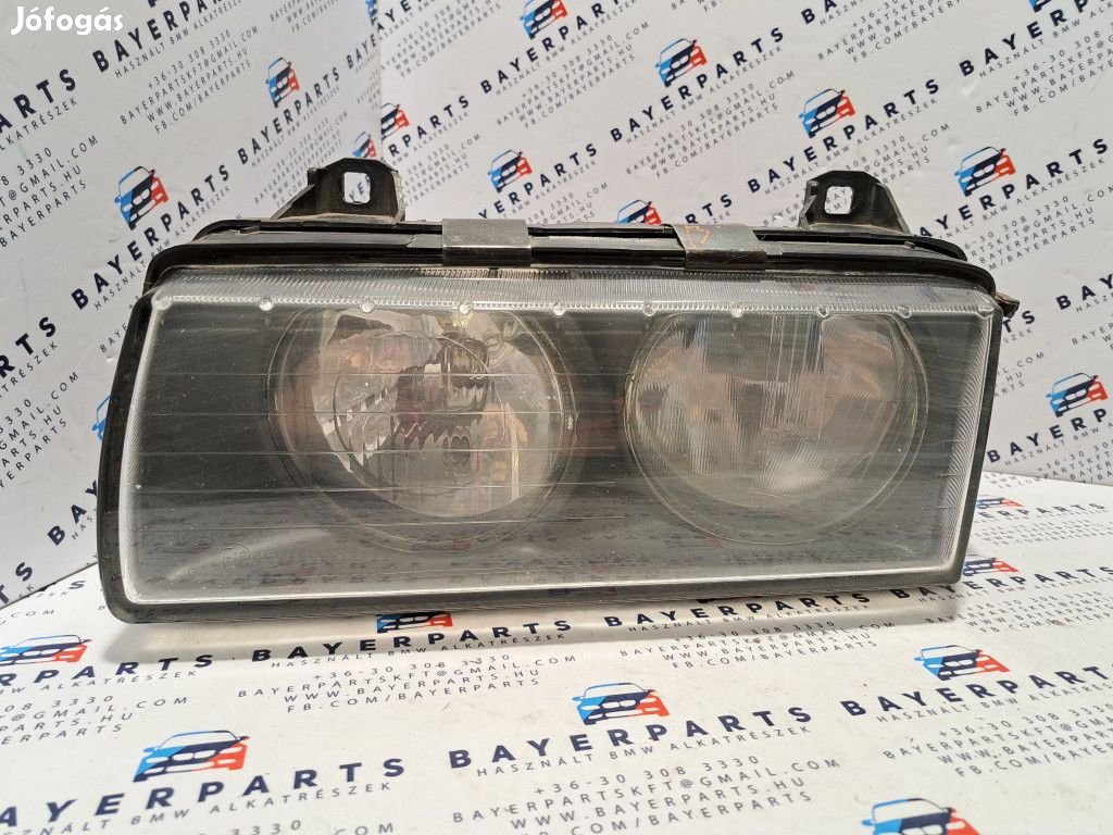 BMW E36 bal első gyári ZKW halogén fényszóró lámpa