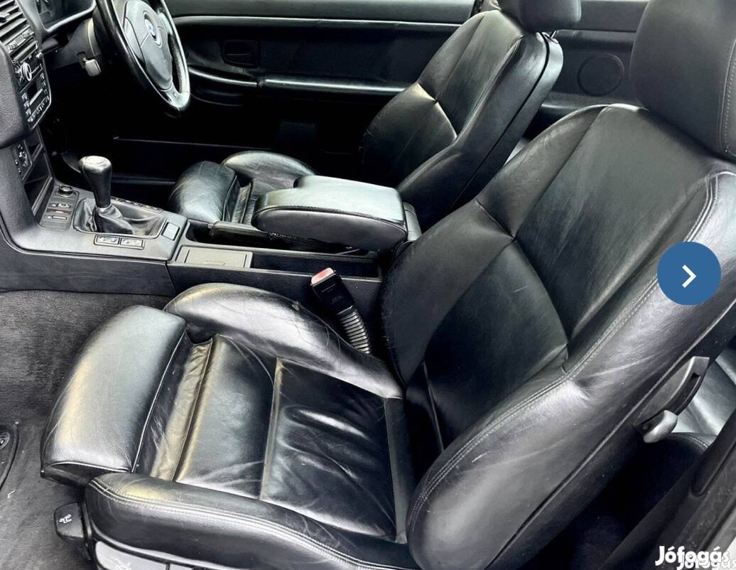 BMW E36 cabrio bőr belső