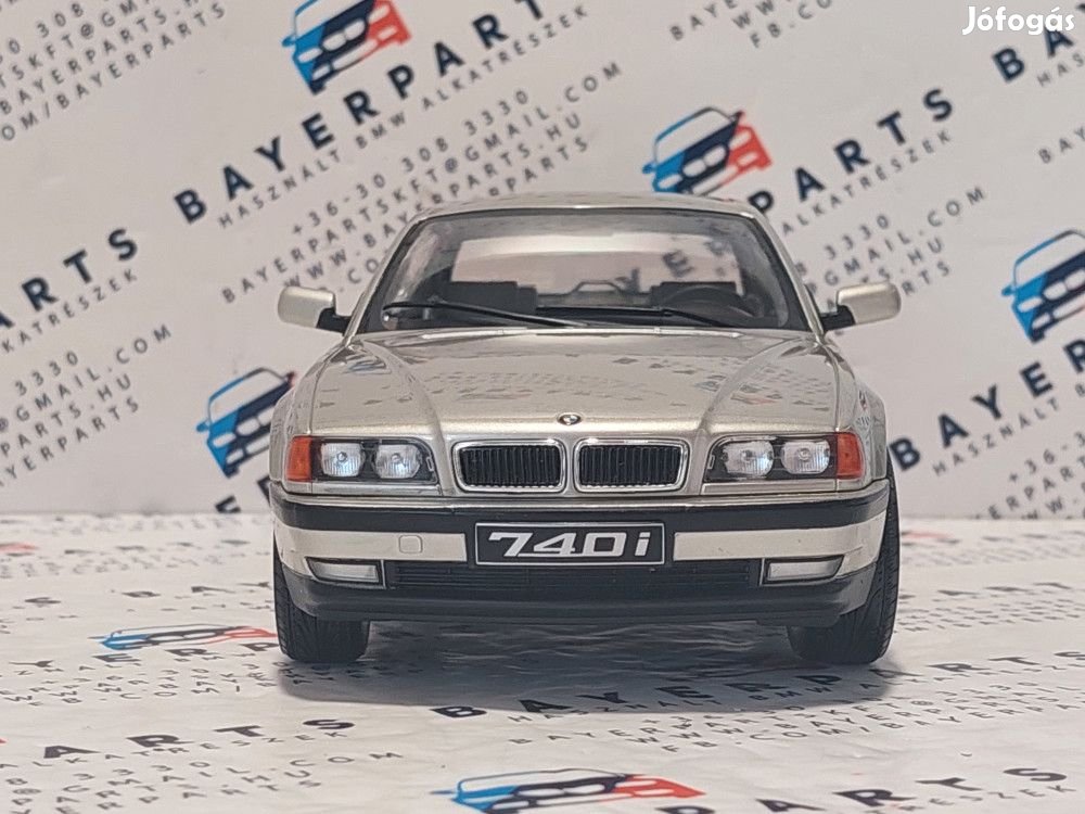 BMW E38 740i 1994  - KK Scale - modellautó  1:18 - ezüst