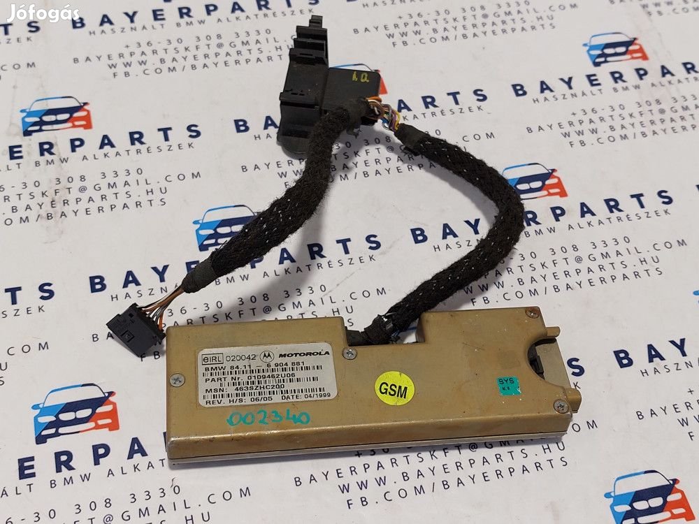 BMW E38 E39 E46 Motorola GSM telefon modul vezérlő egység interface