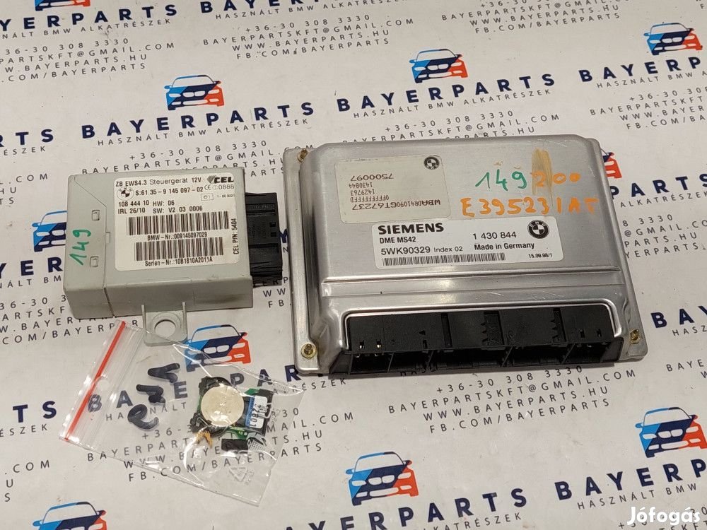 BMW E39 523i M52 M52TUB25 ECU EWS motorvezérlő elektronika - automata