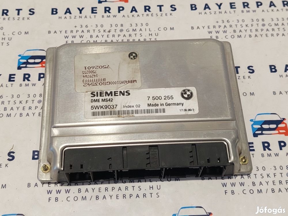 BMW E39 528i M52 M52TUB28 ECU EWS motorvezérlő elektronika