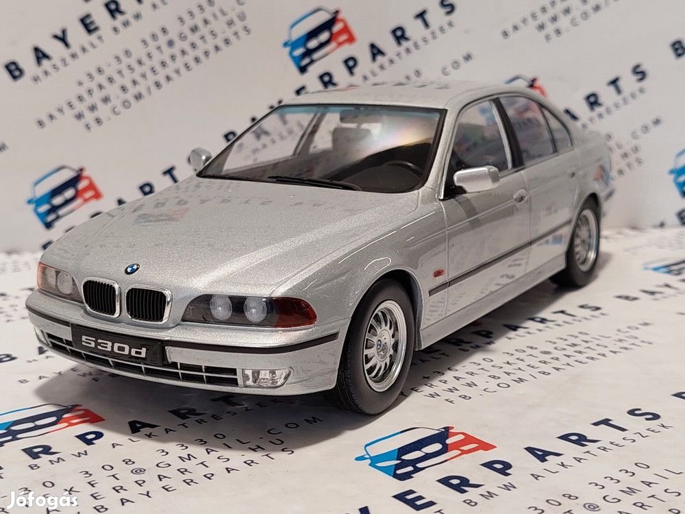 BMW E39 530d sedan (1995) - ezüst -  KK Scale - 1:18