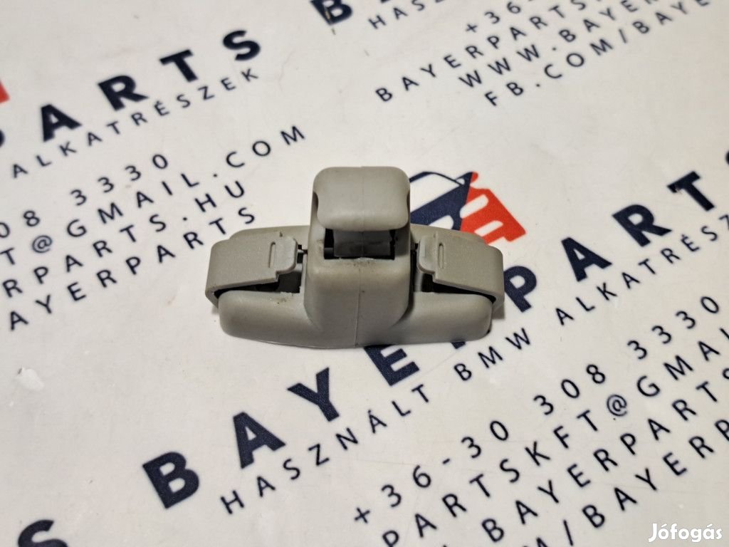 BMW E39 E38 E53 X5 szürke napellenző rögzítő tartó fül konzol tetőkár