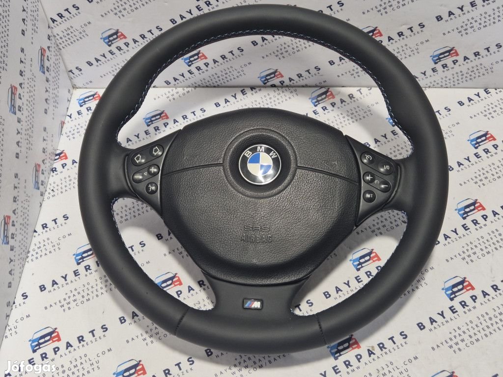 BMW E39 Mtech 3 M kormány bőrkormány bőr multi kormány - új bőrözésse