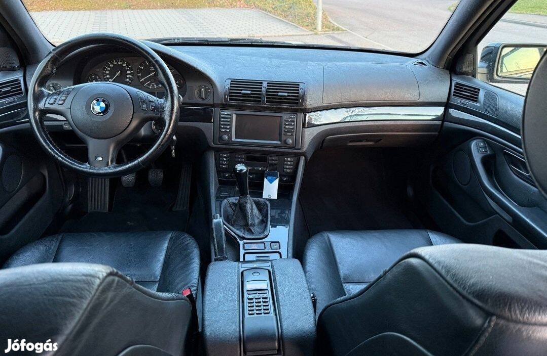 BMW E39 Ritka gyári fekete betétes M-tech váltógomb