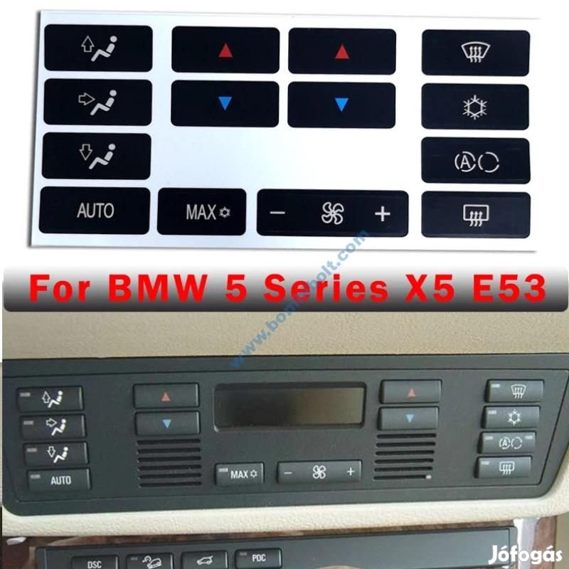 BMW E39, E53 X5 klíma panel gombsor matrica