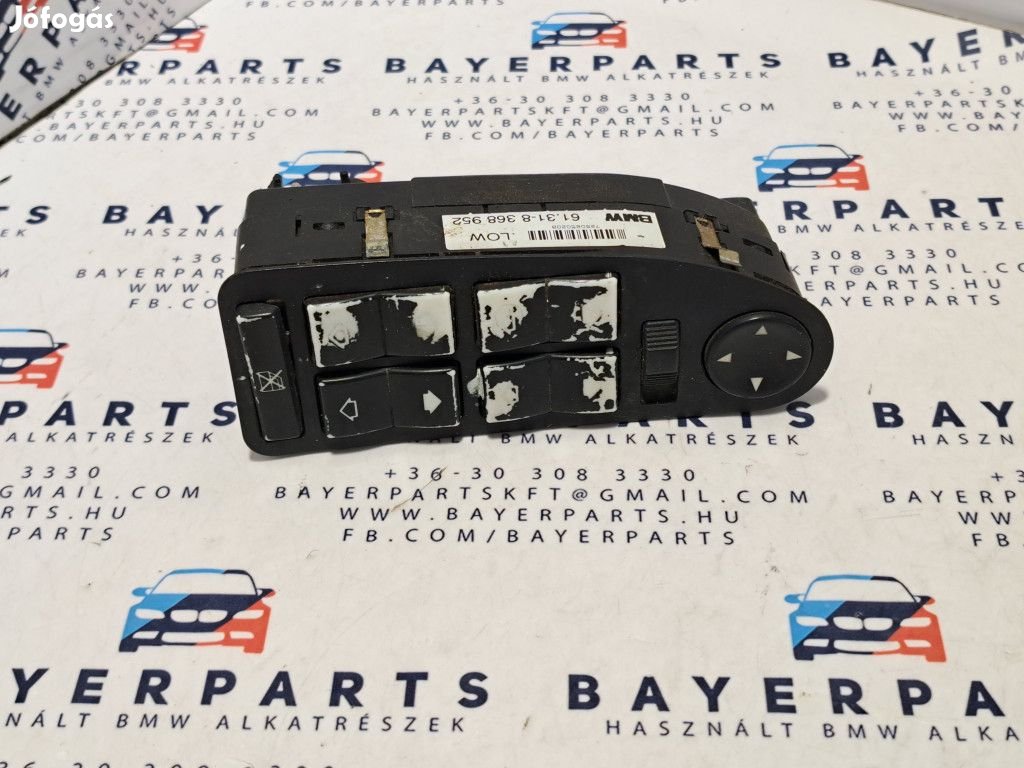 BMW E39 ablakemelő kapcsoló tükörállító - hibás