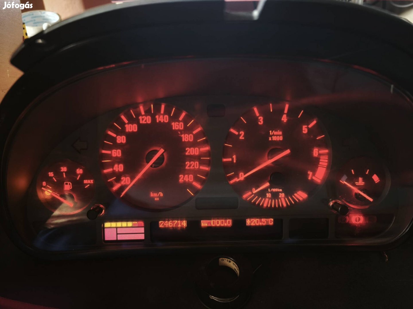 BMW E39 benzines nagy board óracsoport