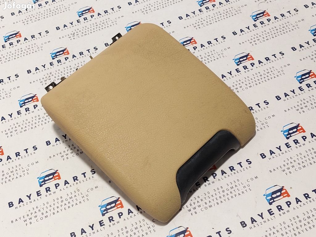 BMW E39 bézs csúszkás könyöklő kartámasz