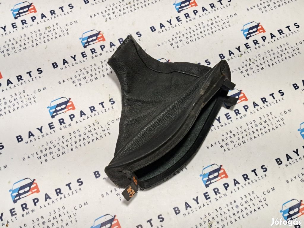 BMW E39 fekete bőr kézifék szoknya kézifék szoknya zsák