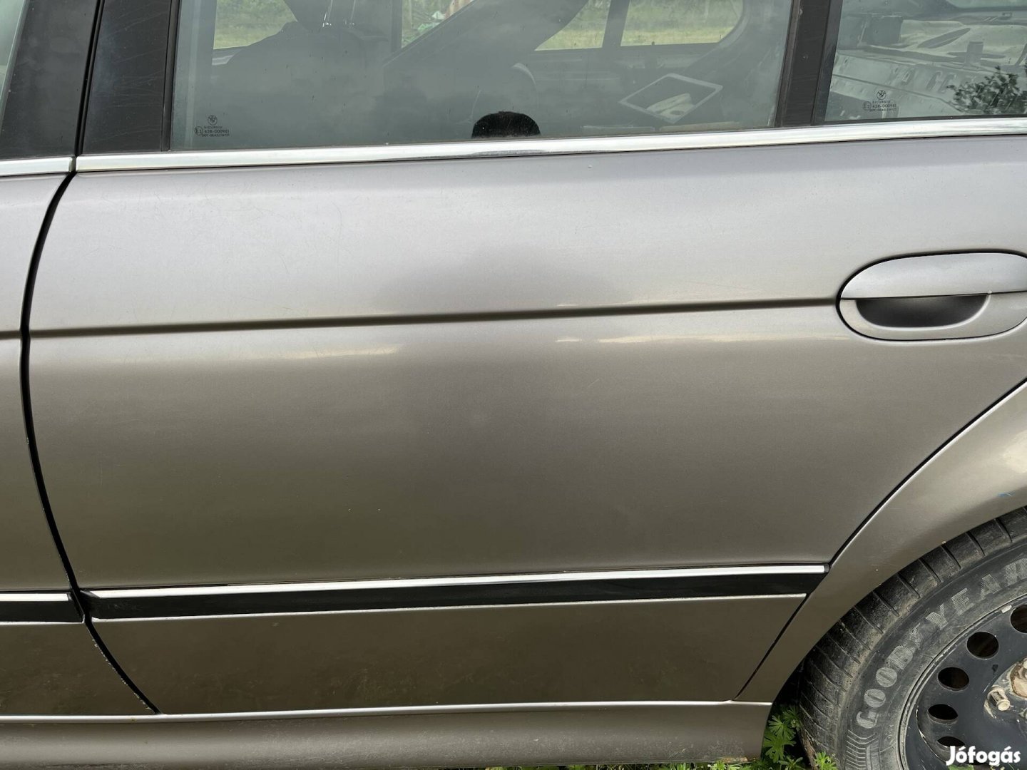 BMW E39 gyári sedan bal hátsó ajtó Aspensilber
