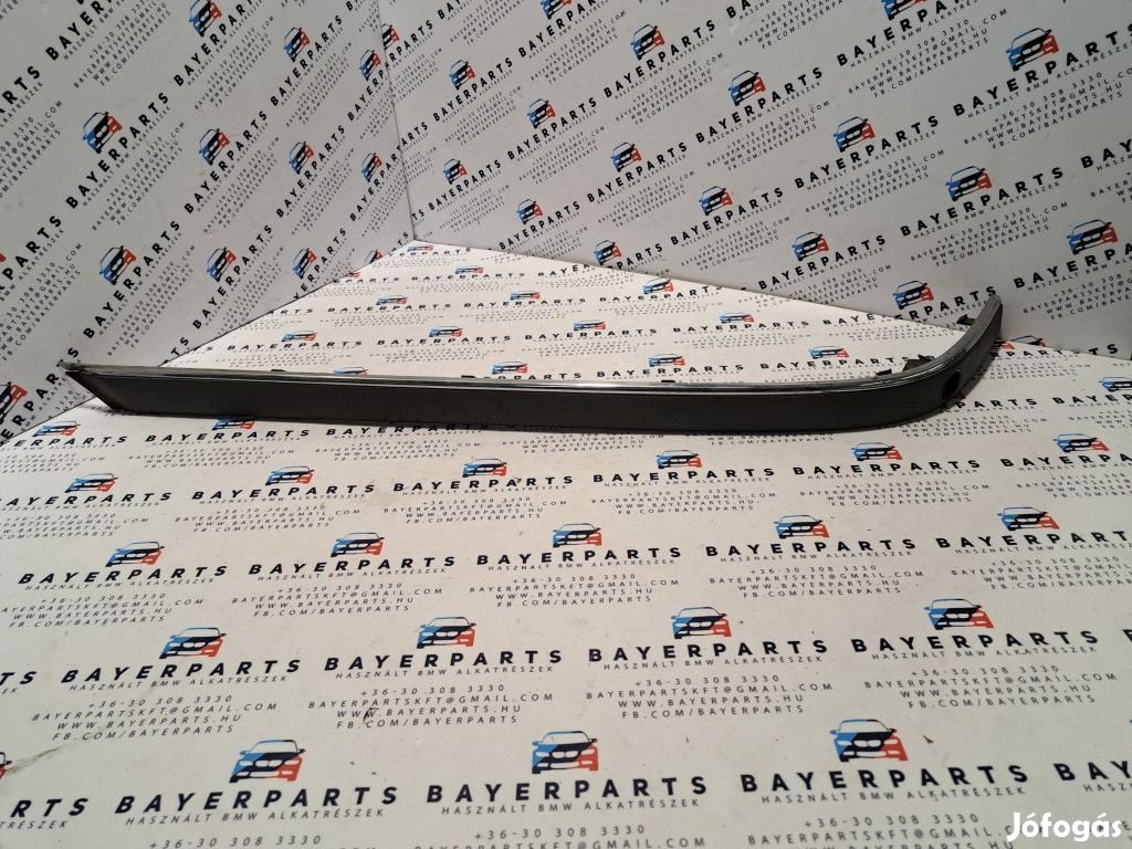 BMW E39 sedan fekete króm csíkos bal hátsó lökhárító