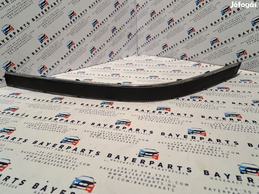 BMW E39 sedan touring bal első króm csíkos lökhárító