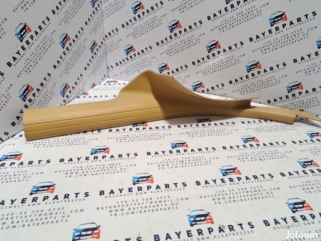 BMW E39 sedan touring bal hátsó bézs belső küszöb takaró belépő küszö