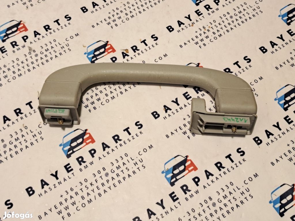 BMW E39 sedan touring bal hátsó tetőkárpit szürke kapaszkodó