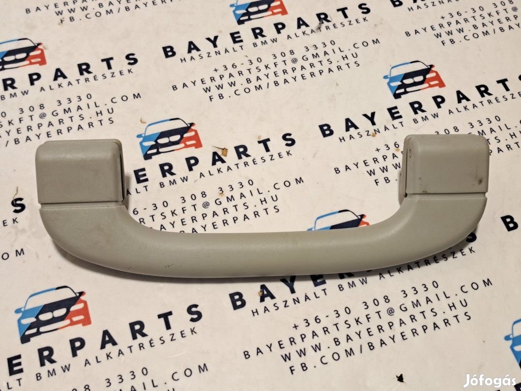 BMW E39 sedan touring bal jobb első tetőkárpit szürke kapaszkodó