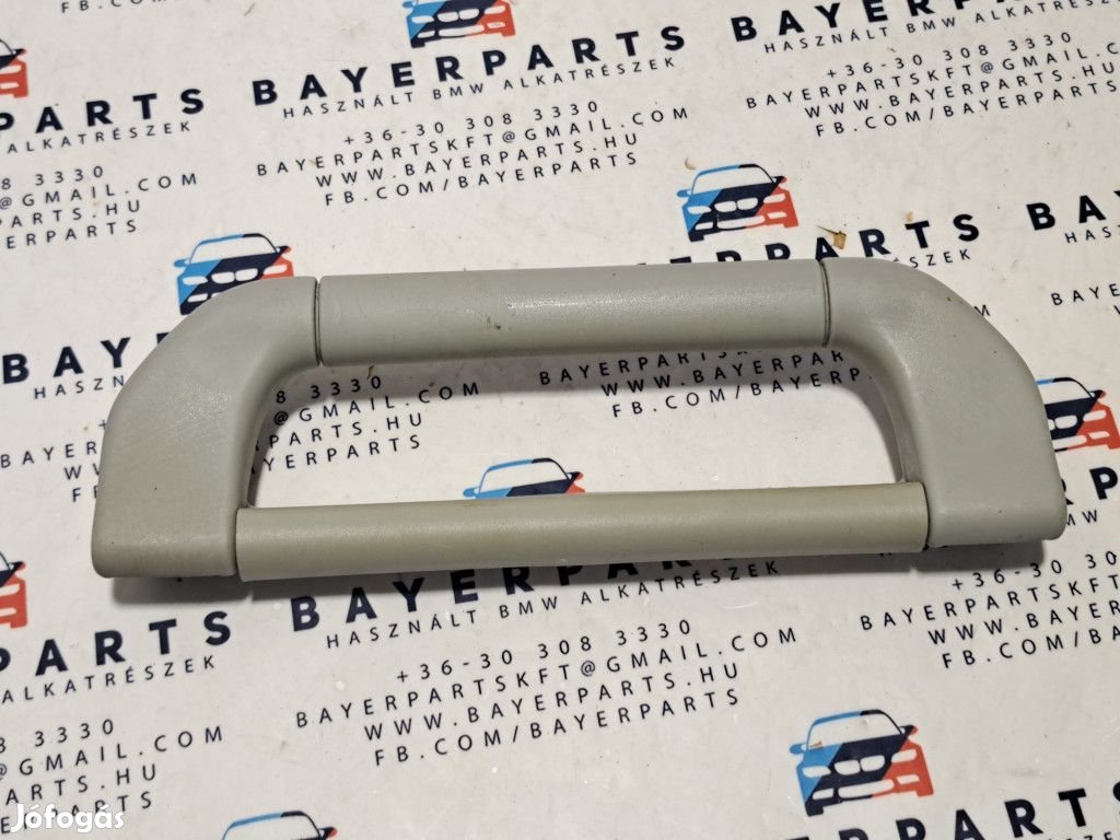 BMW E39 sedan touring bal jobb első tetőkárpit szürke kapaszkodó