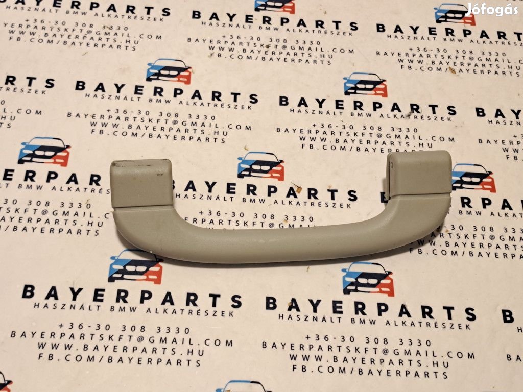 BMW E39 sedan touring bal jobb első tetőkárpit szürke kapaszkodó