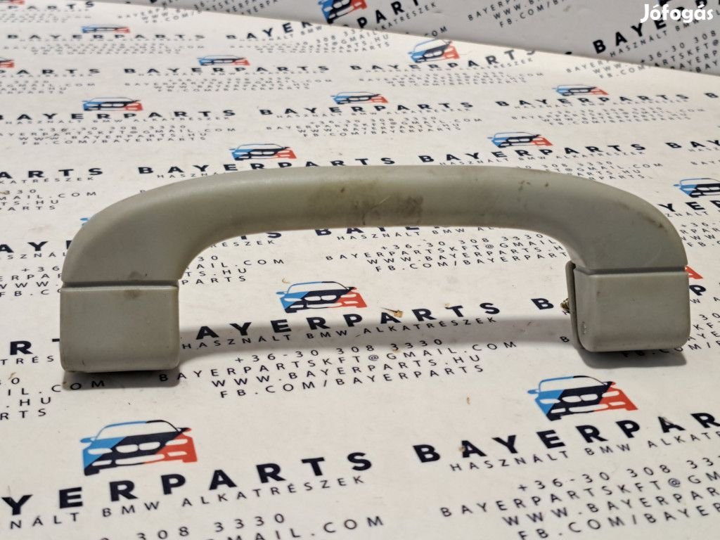 BMW E39 sedan touring bal jobb első tetőkárpit szürke kapaszkodó