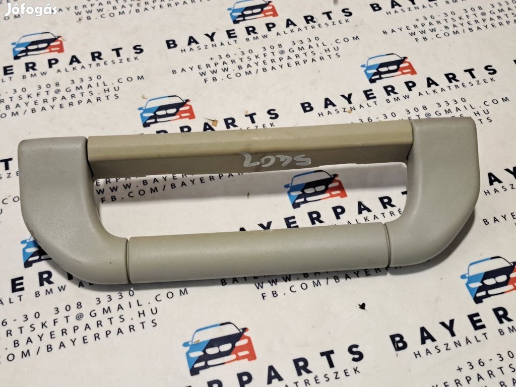 BMW E39 sedan touring bal jobb első tetőkárpit szürke kapaszkodó