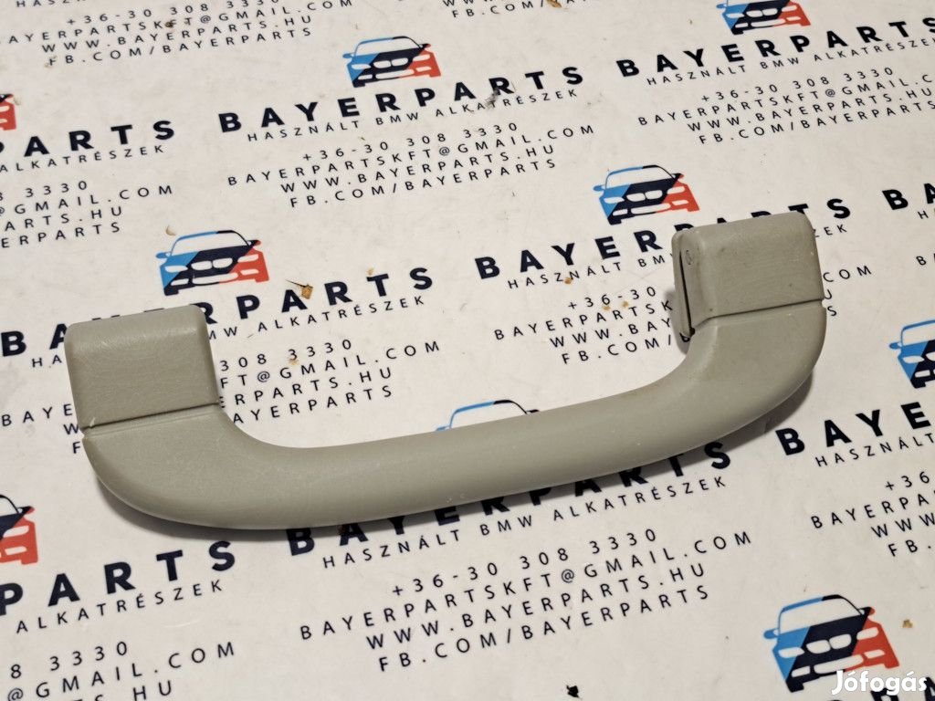 BMW E39 sedan touring bal jobb első tetőkárpit szürke kapaszkodó