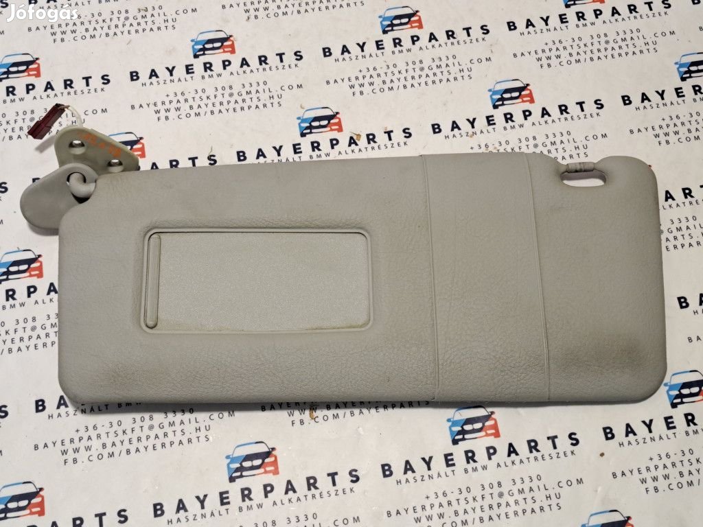 BMW E39 sedan touring szürke bal sminktükrös - világítós - napellenző