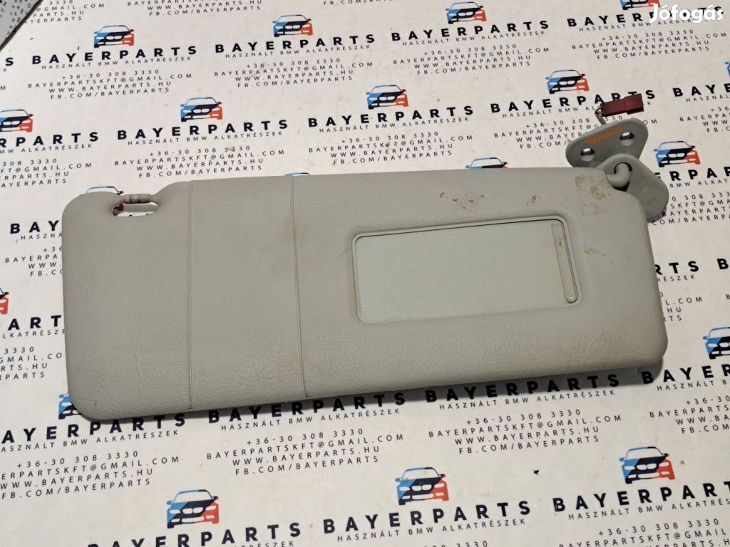 BMW E39 sedan touring szürke jobb sminktükrös - világítós - napellenz