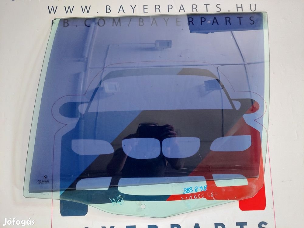 BMW E39 touring bal hátsó ajtó oldalüveg oldal üveg