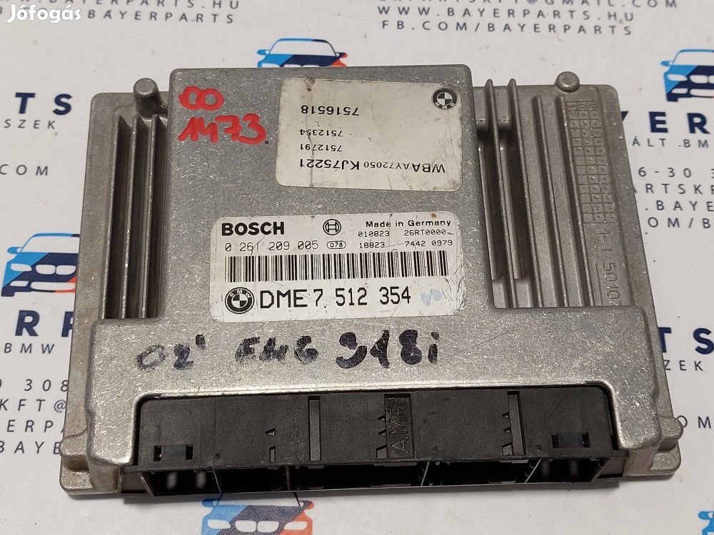 BMW E46 318i N42 N42B20 ECU computer motorvezérlő