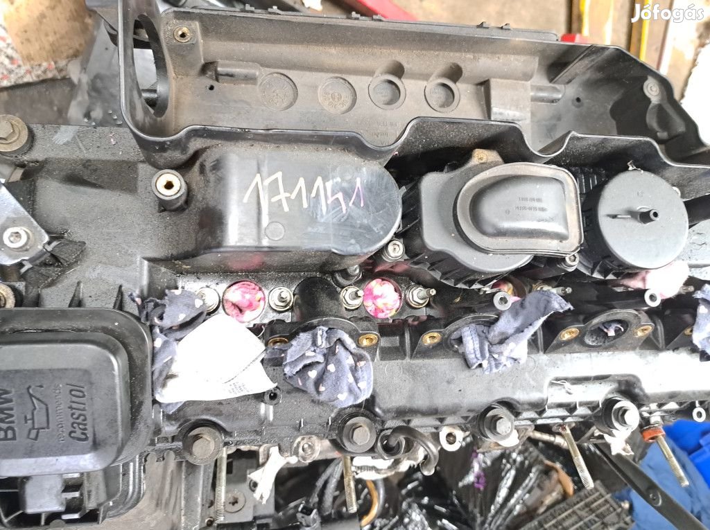 BMW E46 320d 150le 204D4 M47TUD20 M47 EURO4 diesel motor fűzötten