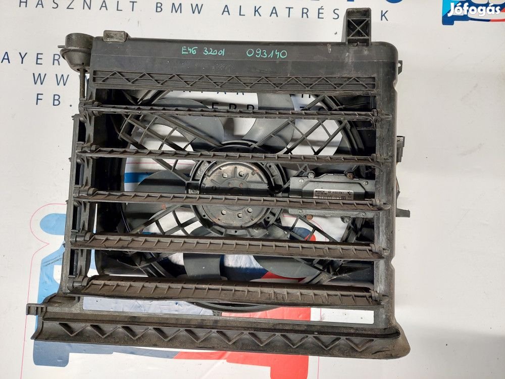 BMW E46 320d M47 M47N ventilátor hűtőventilátor - hibás