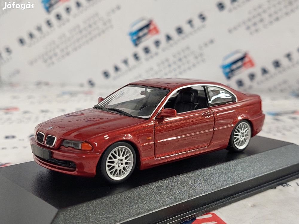 BMW E46 328ci coupe (1999) - bordó -  Maxichamps - 1:43