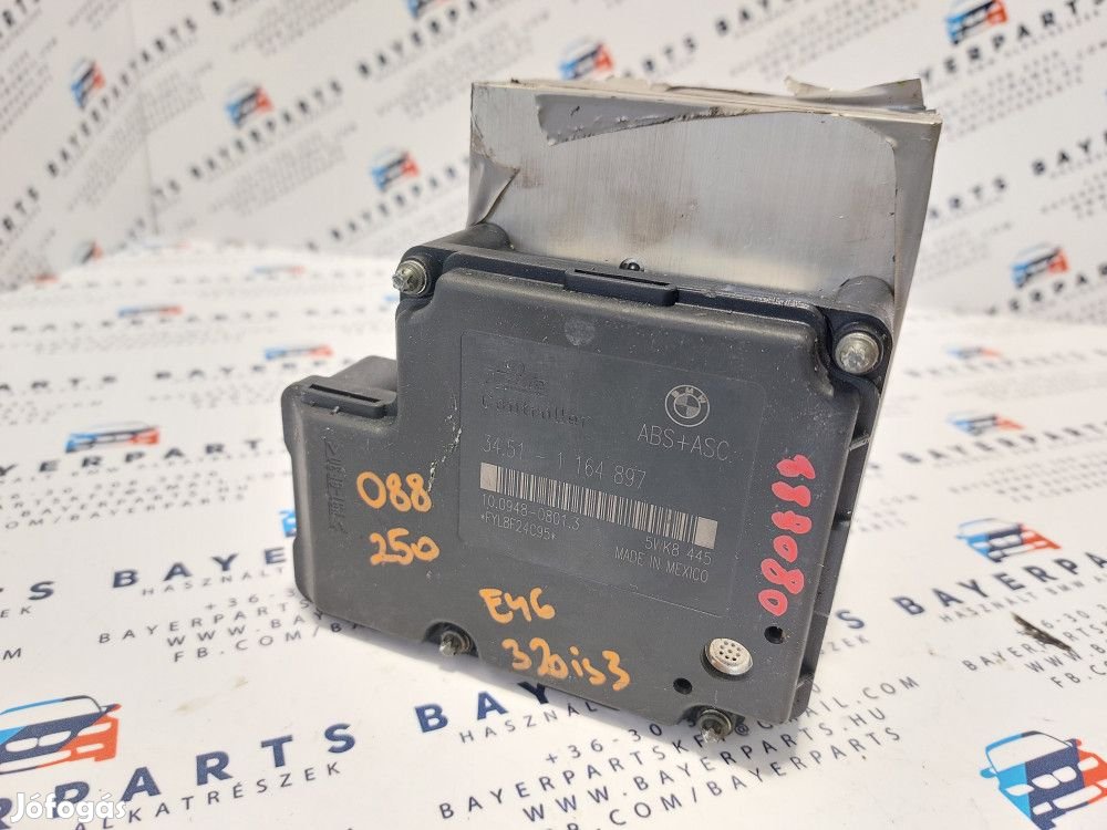 BMW E46 ABS ASC kocka tömb vezérlő eladó (888080)