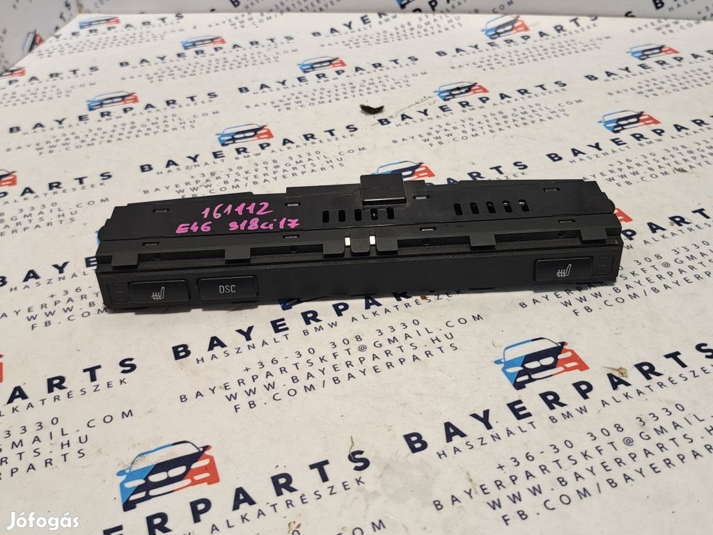 BMW E46 DSC ülésfűtés panel kapcsoló schaltzentrum