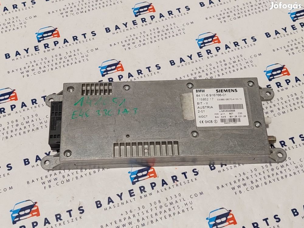 BMW E46 E38 E39 E53 X5 telefon erősítő Transmitter-receiver Siemens B