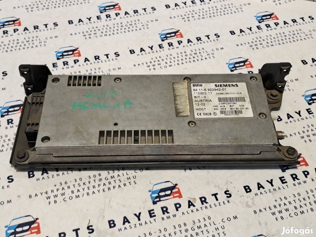 BMW E46 E38 E39 E53 X5 telefon erősítő Transmitter-receiver modul mod
