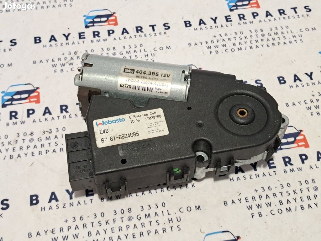 BMW E46 E38  tetőablak schiebedach tolótető motor