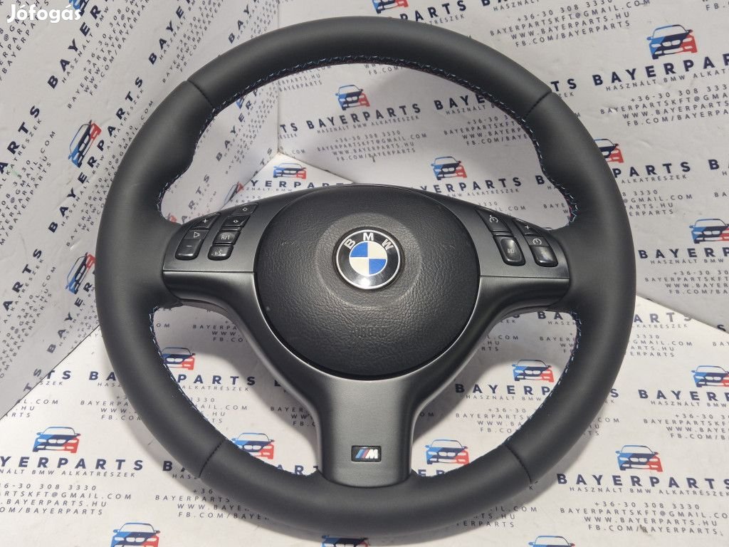 BMW E46 E39 X5 M kormány sportkormány bőrkormány multikormány bőr spo