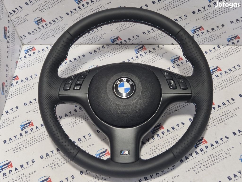BMW E46 E39 X5 M kormány sportkormány bőrkormány multikormány bőr spo