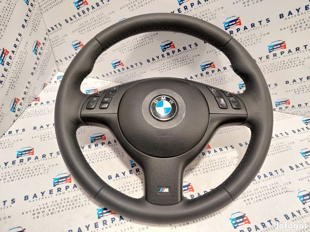 BMW E46 E39 X5 M kormány sportkormány bőrkormány multikormány bőr spo