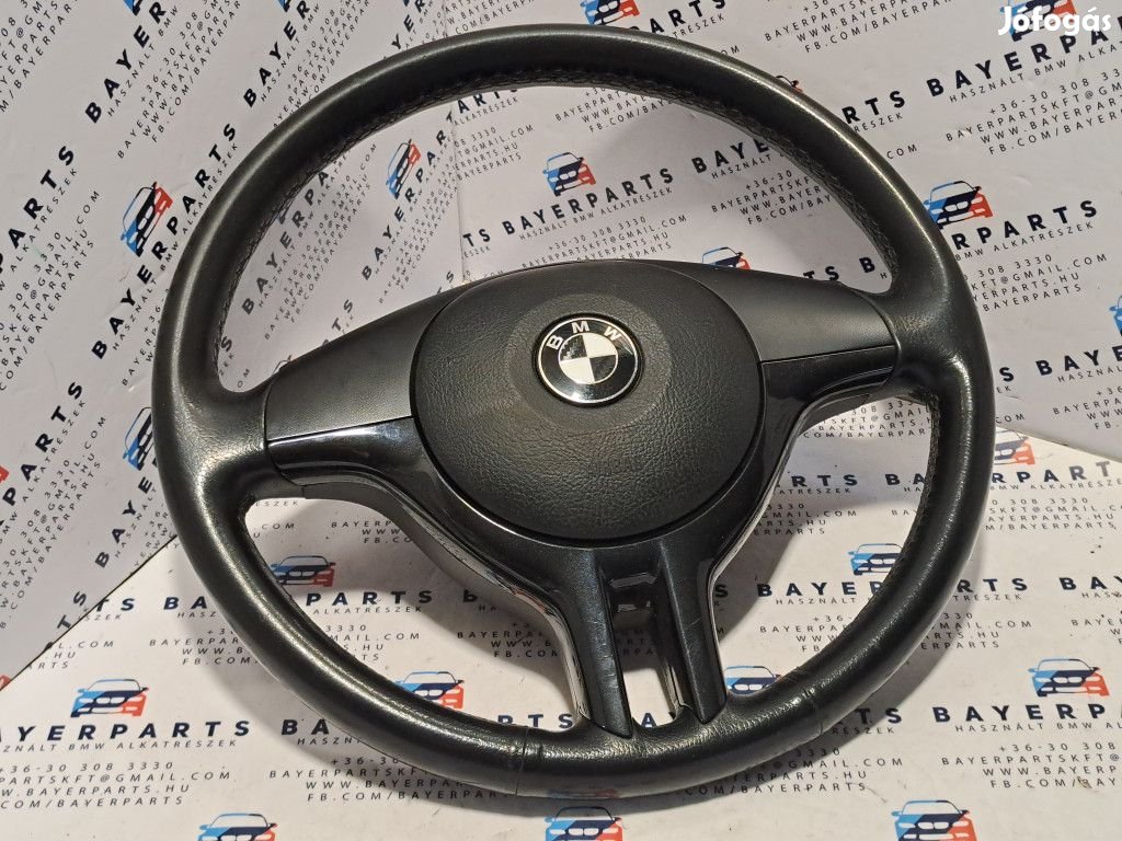 BMW E46 E39 X5 dupla pálcás képálcás kormány bőrkormány bőr sport kor