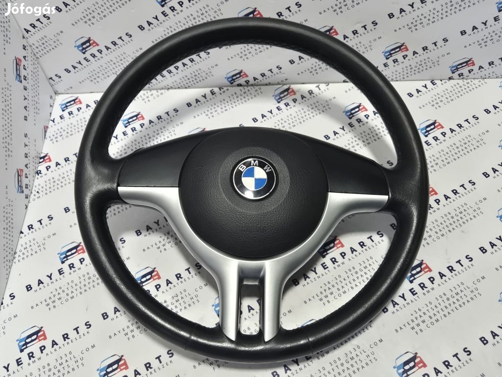 BMW E46 E39 X5 dupla pálcás képálcás kormány bőrkormány bőr sport kor