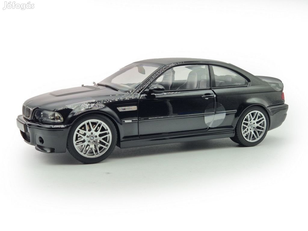 BMW E46 M3 CSL coupe (2003) - fekete -  Norev - 1:18