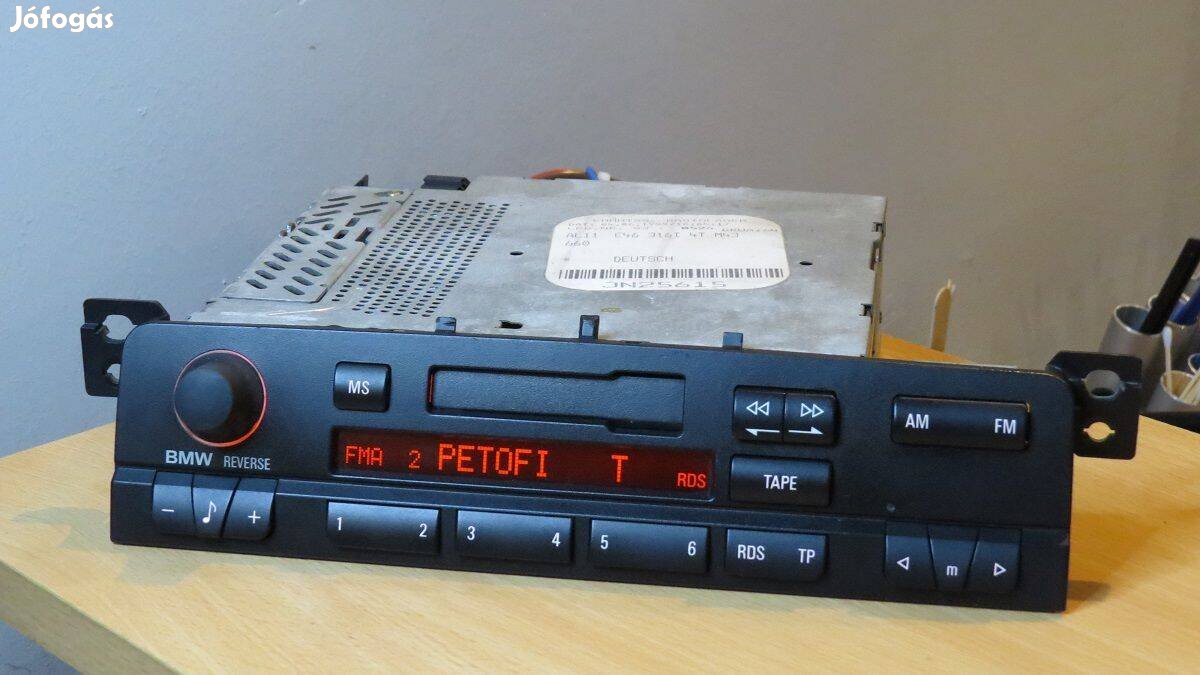 BMW E46 Reverse gyári magnó rádió autórádió fejegység